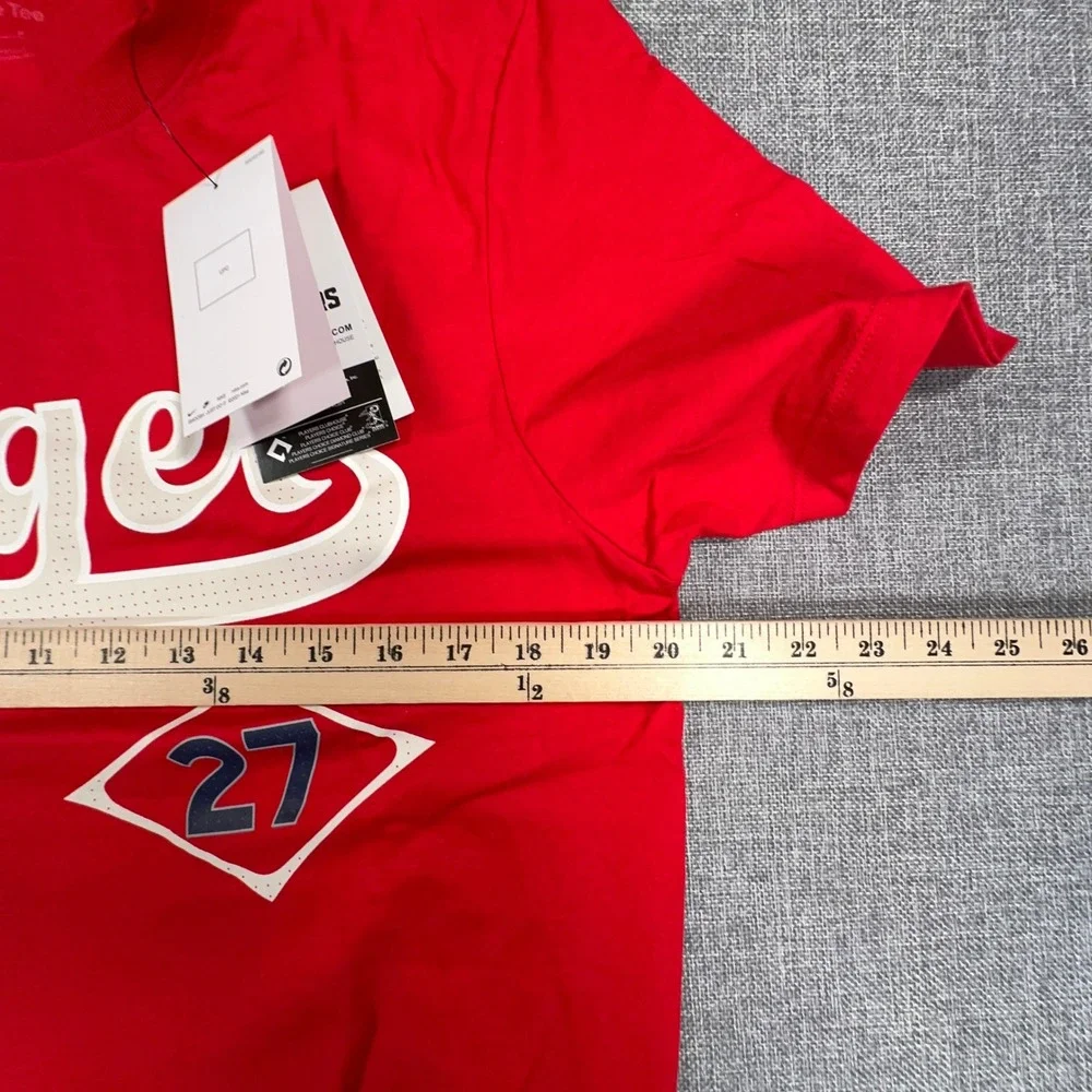 Nike Mike Trout Los Angeles Angels City Connect Fuse T-Shirt Mens Medium Red NEW